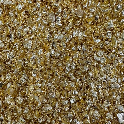 Oro y plata granulada